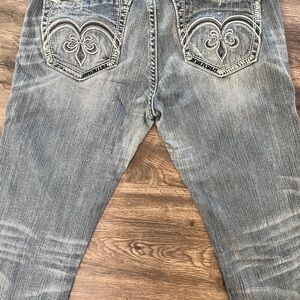 Rock Revival Gray Denim Jeans